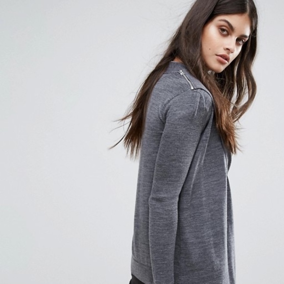 All Saints Sweaters - AllSaints Spitalfields Navy Cardigan M